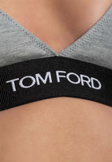 Tom Ford Signature Logo Triangle Bra Gray BRJ009 JEX011-IG164