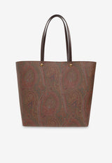 Etro Arnica Paisley Jacquard Tote Bag Brown WP1D0023 AA001-M0019