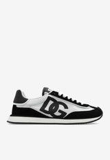 Dolce & Gabbana DG Cushion Lace-Up Sneakers Monochrome CK2288 A5355-8I050