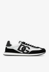 Dolce & Gabbana DG Cushion Lace-Up Sneakers Monochrome CS2288 A5355-8I050