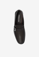 Ferragamo Caspian Leather Loafers Brown 027963 CASPIAN 774252-T MORO