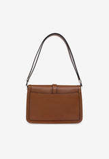 Max Mara Bianca Leather Shoulder Bag Brown BIANCA 2424516012-002