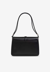 Max Mara Bianca Leather Shoulder Bag Black BIANCA 2424516012-001