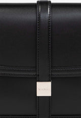 Max Mara Bianca Leather Shoulder Bag Black BIANCA 2424516012-001