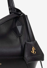 Jimmy Choo Diamond Leather Shoulder Bag Black DIAMOND TOTE S HUT-BLACK