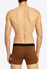 Tom Ford Logo Waistband Boxers Brown T4LC31040 0-216