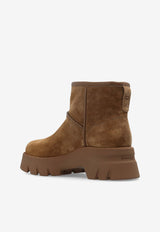 Gianvito Rossi Stormy Platform Ankle Boots Brown G73055 20GOM-SNFCMCC