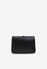 Max Mara Bianca Leather Clutch Bag Black BIANCACLUTCH 2424516032-001