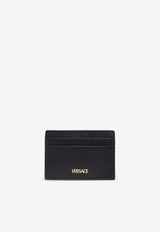 Versace Medusa Biggie Cardholder in Calf Leather Black DPN2467 1A10544-1B00V