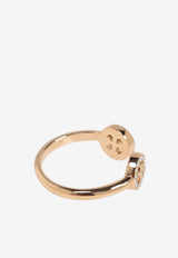 Tory Burch Miller Logo Charm Ring Gold 160180 0-783