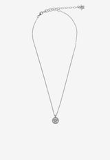 Versace Medusa Pendant Necklace Silver 1018493 1A00620-3J030