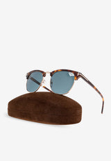 Tom Ford Henry Aviator Sunglasses Gray FT0248 0-5353V