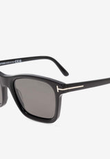 Tom Ford Barron Square Sunglasses Gray FT1179 0-5401D