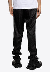 Dolce & Gabbana Monogram Jacquard Silk Pants Black GVCRAT FJ1JY-N0000