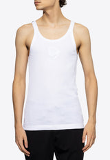 Dolce & Gabbana Embroidered DG Sleeveless T-shirt Black G8PA8Z G7N4G-W0800