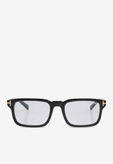 Tom Ford T Logo Square Sunglasses Gray FT1148-D 0-5301A