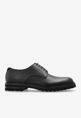 Dolce & Gabbana Leather Derby Shoes Black A10852 A9P45-80999