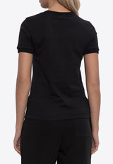 Dolce & Gabbana Shimmering DG Logo T-shirt Black F8N08Z G7B3U-N0000