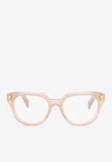 Balmain Bold Rectangular Glasses Transparent BPX-162C-52 0-0