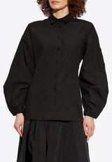 Moncler Balloon-Sleeved Shirt Black K10932F00003 598C7-999