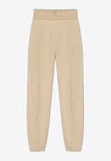 Moncler Embroidered Logo Track Pants Beige K10938H00005 809KR-21E