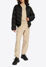 Moncler Embroidered Logo Track Pants Beige K10938H00005 809KR-21E