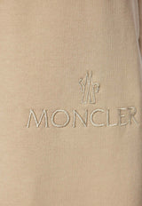 Moncler Embroidered Logo Track Pants Beige K10938H00005 809KR-21E