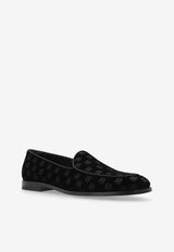 Dolce & Gabbana Vivaldi Velvet Loafers Black A50680 A6569-80999