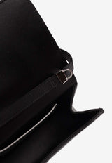 Roger Vivier Micro Pilgrim Crystal-Buckle Satin Bag Black RBWABDH0000RS0 0-B999