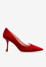 Roger Vivier I Love Vivier 85 Suede Pumps Red RVW53024540O20 0-R406