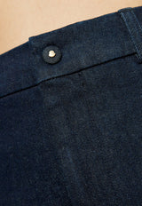 Moncler High-Rise Straight-Leg Jeans Navy K10932A00010 598AB-780