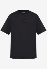 Dolce & Gabbana Raised DG Logo T-shirt Black G8SJ7Z G7O2T-N0000