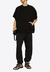 Dolce & Gabbana Embossed DG Logo Oversized T-shirt Black G9BNCZ G7O2S-N0000