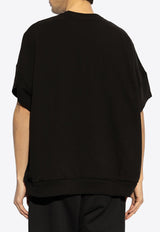 Dolce & Gabbana Embossed DG Logo Oversized T-shirt Black G9BNCZ G7O2S-N0000
