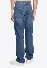 Dolce & Gabbana Straight-Leg Distressed Jeans Blue GP02XD G8ME8-S9001