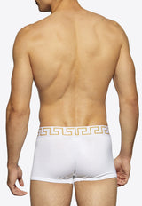 Versace Medusa and Greca Waistband Boxer Shorts - Set of 3 White AU10326 1A10011-A81H