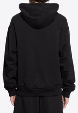 Dolce & Gabbana Embossed DG Logo Hooded Sweatshirt Black G9ZU0Z G7O2S-N0000