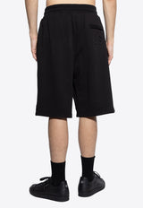 Dolce & Gabbana Embossed DG Logo Casual Shorts Black GP08BZ G7O2S-N0000