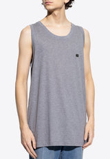 Dolce & Gabbana Logo Plaque Sleeveless T-shirt Gray G8QJ5T G7N7A-S8291