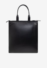 Dolce & Gabbana Logo Leather Shopper Bag Black BM2415 AF984-80999