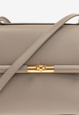 Dolce & Gabbana Marlene City Calf Leather Shoulder Bag Beige BB7726 A3G19-8I399