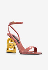 Dolce & Gabbana Keira 105 Sandals in Patent Leather Pink CR1175 A1471-80405
