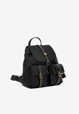 PINKO Medium Classic Nylon Backpack Black 106051A358Z99Q_507fd10c-4088-4b99-a29f-cba50e0facc9