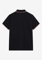 Moncler Logo Patch Polo T-shirt Blue 8A7030084556/S_MONCL-77X