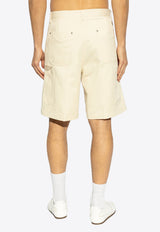 Moncler Denim Bermuda Shorts Cream K10912B00008 M6724-041