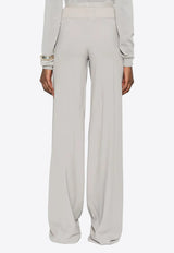 Rick Owens Ribbed Palazzo Wide-Leg Pants Gray RP01F6301CC_08