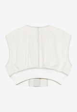 Rick Owens DRKSHDW Temple Tatlin Cropped Jacket Off-white DS01F4717DMW_51