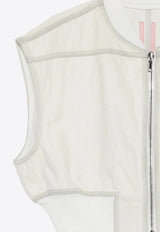 Rick Owens DRKSHDW Temple Tatlin Cropped Jacket Off-white DS01F4717DMW_51
