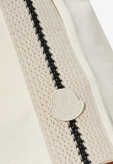 Moncler Logo Patch Mini Shorts Cream K10938H00017 89A1K-034