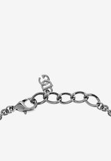 Dolce & Gabbana Logo Plaque Bracelet Silver WBR1D1 W1111-G7657